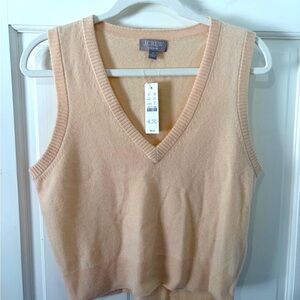 J.Crew Cream Sleeveless Sweater Vest